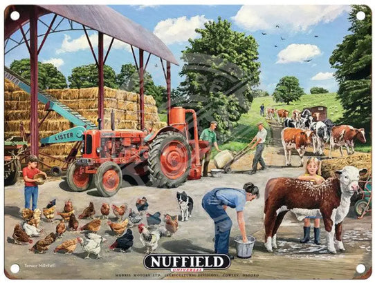 Tractor Nuffield Universal metal sign