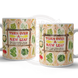 Turn Over A New Leaf Mug Metal Signs