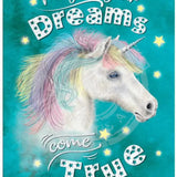 Unicorn May all your dreams come true metal sign