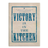 Victory is inn the kitchen Fridge Magnet Metal Signs