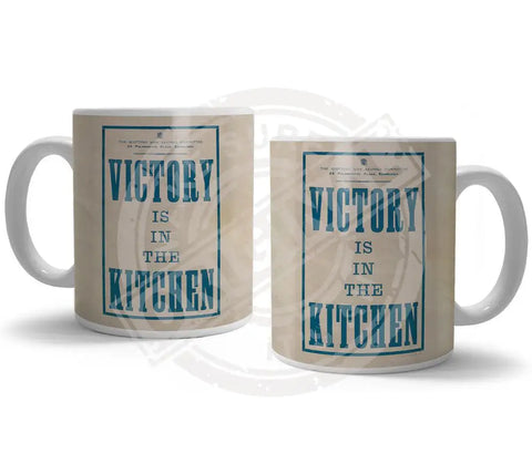 Victory is inn the kitchen Fridge Magnet Metal Signs