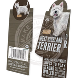 West Highland Terrier Magnetic Bookmark Metal Signs