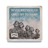 Winston Churchill so many to so few coaster