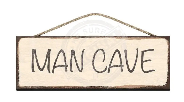 Wooden Sign - Man Cave