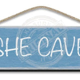 Wooden Sign She Cave