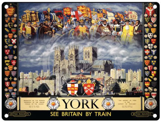 York Kings metal sign