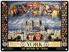 York Kings metal sign