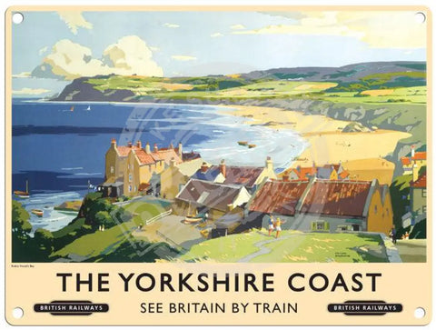 The Yorkshire Coast metal sign