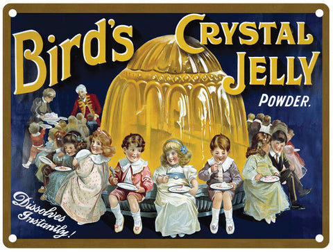 Vintage Birds Crystal Jelly sign