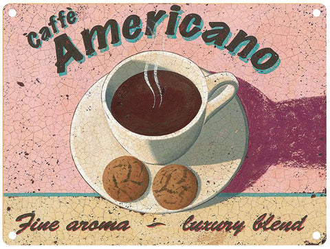 Cafe Americano coffee and biscuits