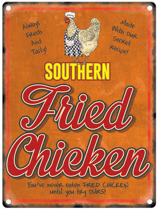 Southern Fried Chicken metal sign