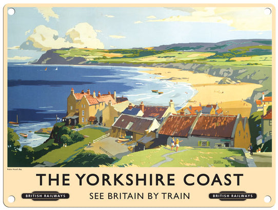 The Yorkshire Coast metal sign