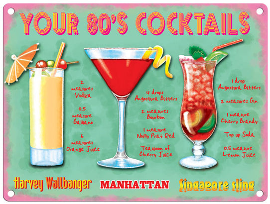 Your 80's Cocktails