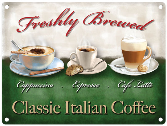 Freshly Brewed Italian Coffee