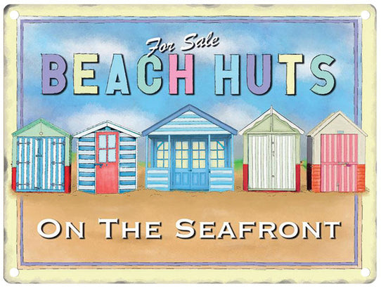 Beach huts on the seafront