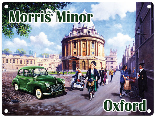 Morris Minor - Oxford metal sign