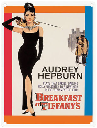 Audrey Hepburn Breakfast at Tiffanys cinema poster.