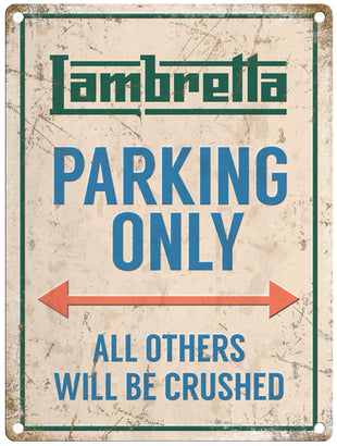 Lambretta Parking Only