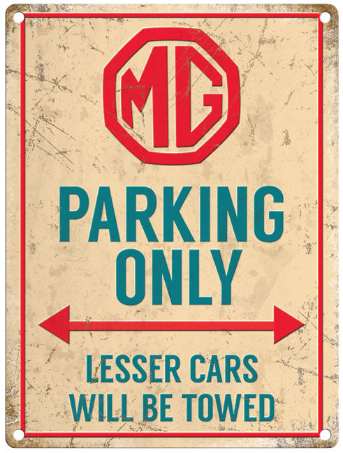 CHICAGO CUBS FAN PARKING ONLY 12" X 8" METAL RESERVED PARKING  SIGN MAN CAVE