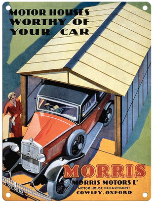 Morris Motors - Motor Houses metal sign