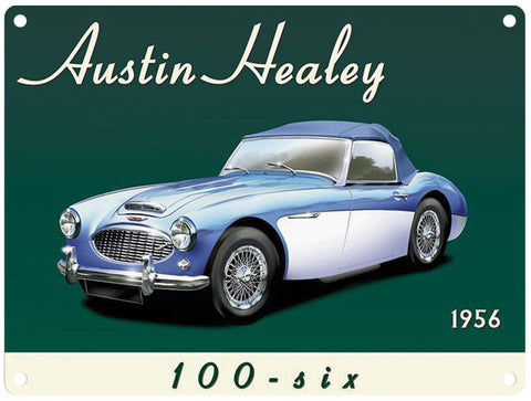 Austin Healy 1956 100-6 metal sign