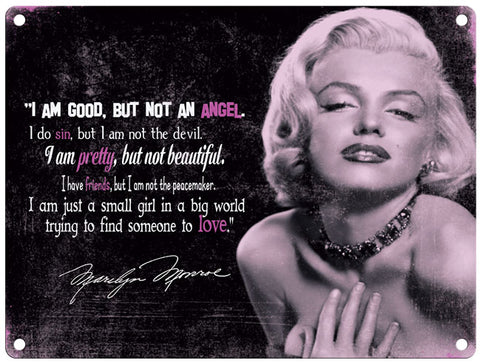 Marilyn - I'm Good But Not – The Original Metal Sign Company