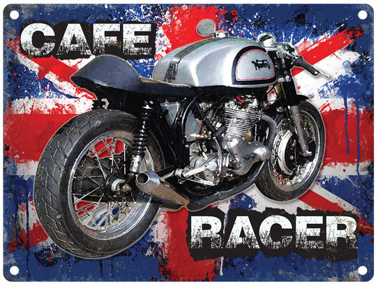 Norton motorcycle - Cafe Racer metal sign