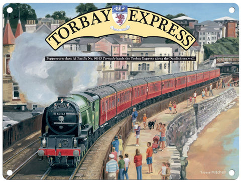 Torbay Express by Trevor Mitchell metal sign