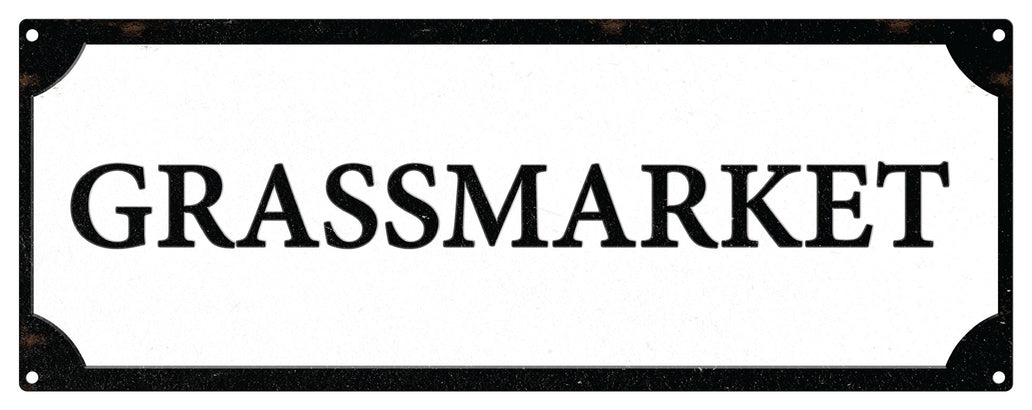 Grassmarket Metal Sign