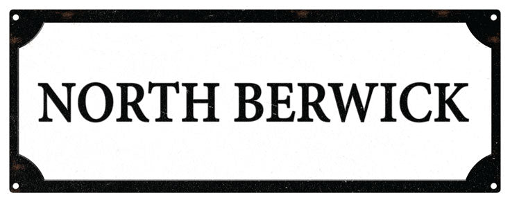 North Berwick Street Sign