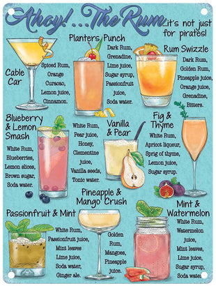 Ahoy the Rum cocktail recipes