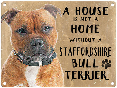 House is not a home - Staffordshire Bull Terrier