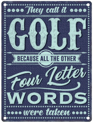 Golf Four Letter Words