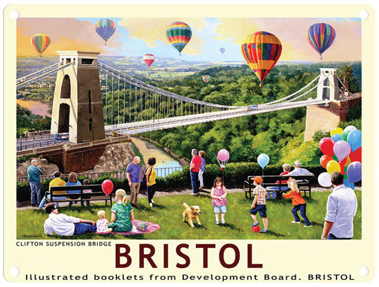 Bristol balloons flying over Clifton Suspension Bridge by Kevin Walsh