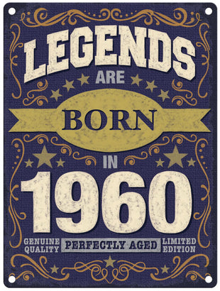 Legends are born in 1960