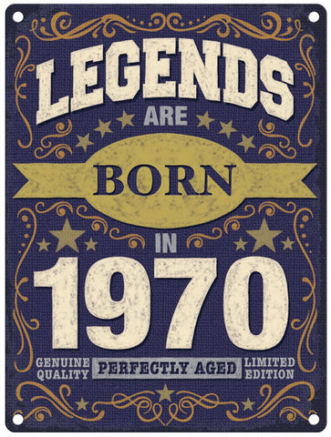 Legends are born in 1970