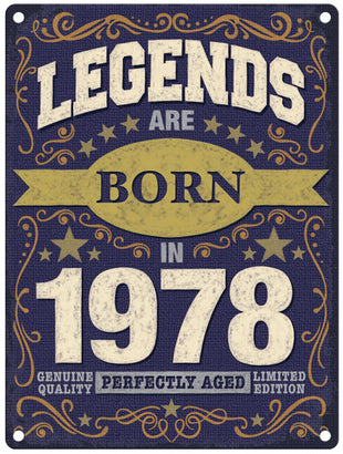 Legends are born in 1978