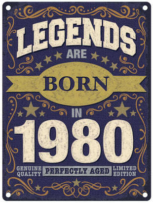 Legends are born in 1980