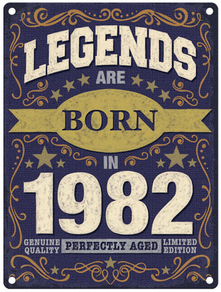 Legends are born in 1982