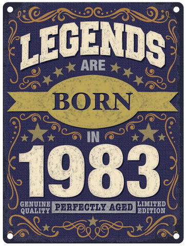 Legends are born in 1983