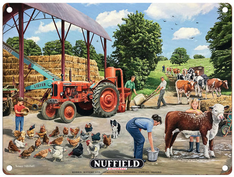 Tractor Nuffield Universal metal sign