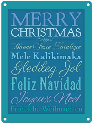 Merry Christmas Various Languages