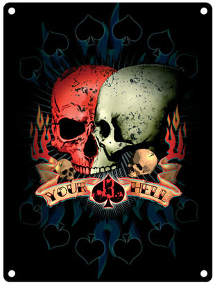 Alchemy Your Hell Skulls in flame