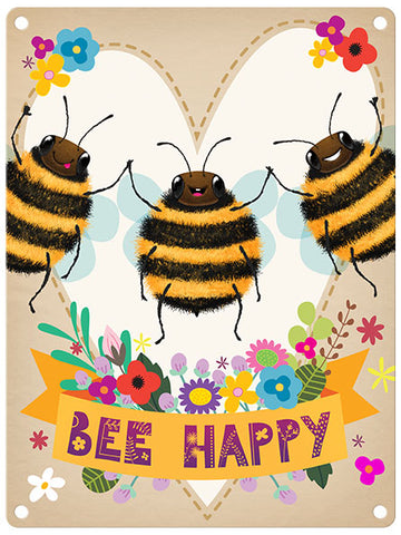 Bee Happy sign