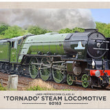 Tornada Steam Locomotive metal sign