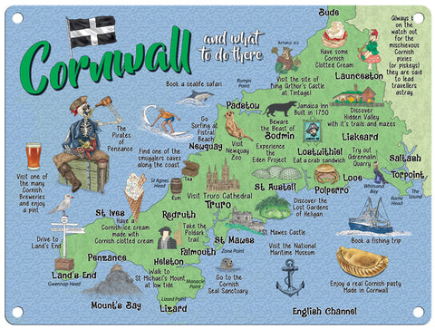 Things to do in Cornwall Map