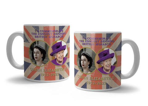 Queen Elizabeth II 1952-2022. Longest reigning monarch. fridge magnet