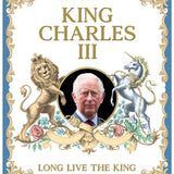 King Charles the third long live the king  metal wall sign