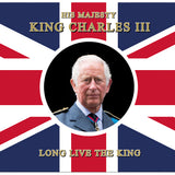 King Charles the third Union Jack flag metal sign