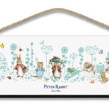 Beatrix Potter Peter Rabbit Characters hanging wooden sign